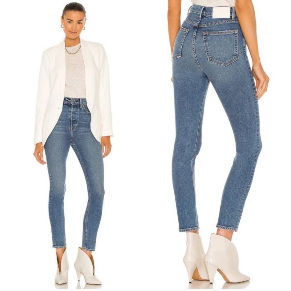 GRLFRND Piper Jean Super High Rise Stretch Slim Crop